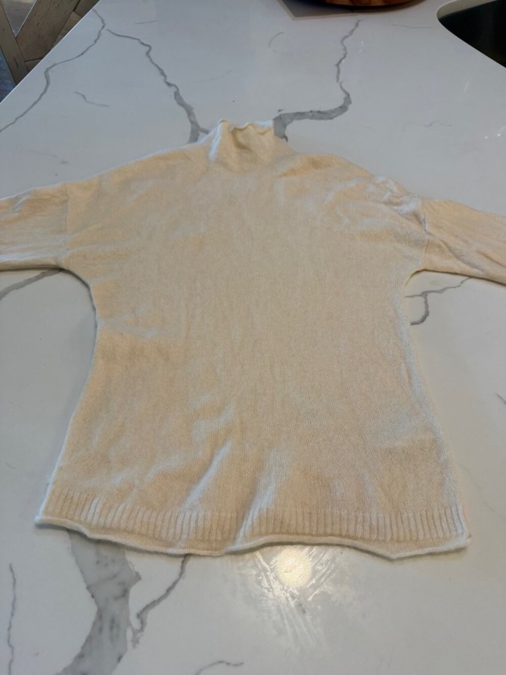 J Crew Cashmere Rolled Hem Sweater